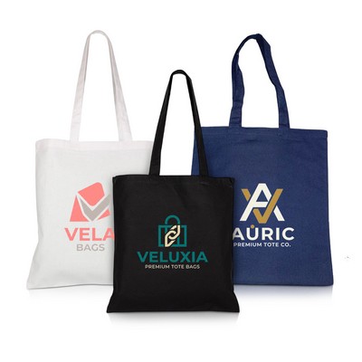 Colored Cotton Canvas Convention Tote